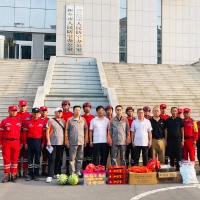 鄂豫携手战洪涝 黄石市人防办驰援新乡